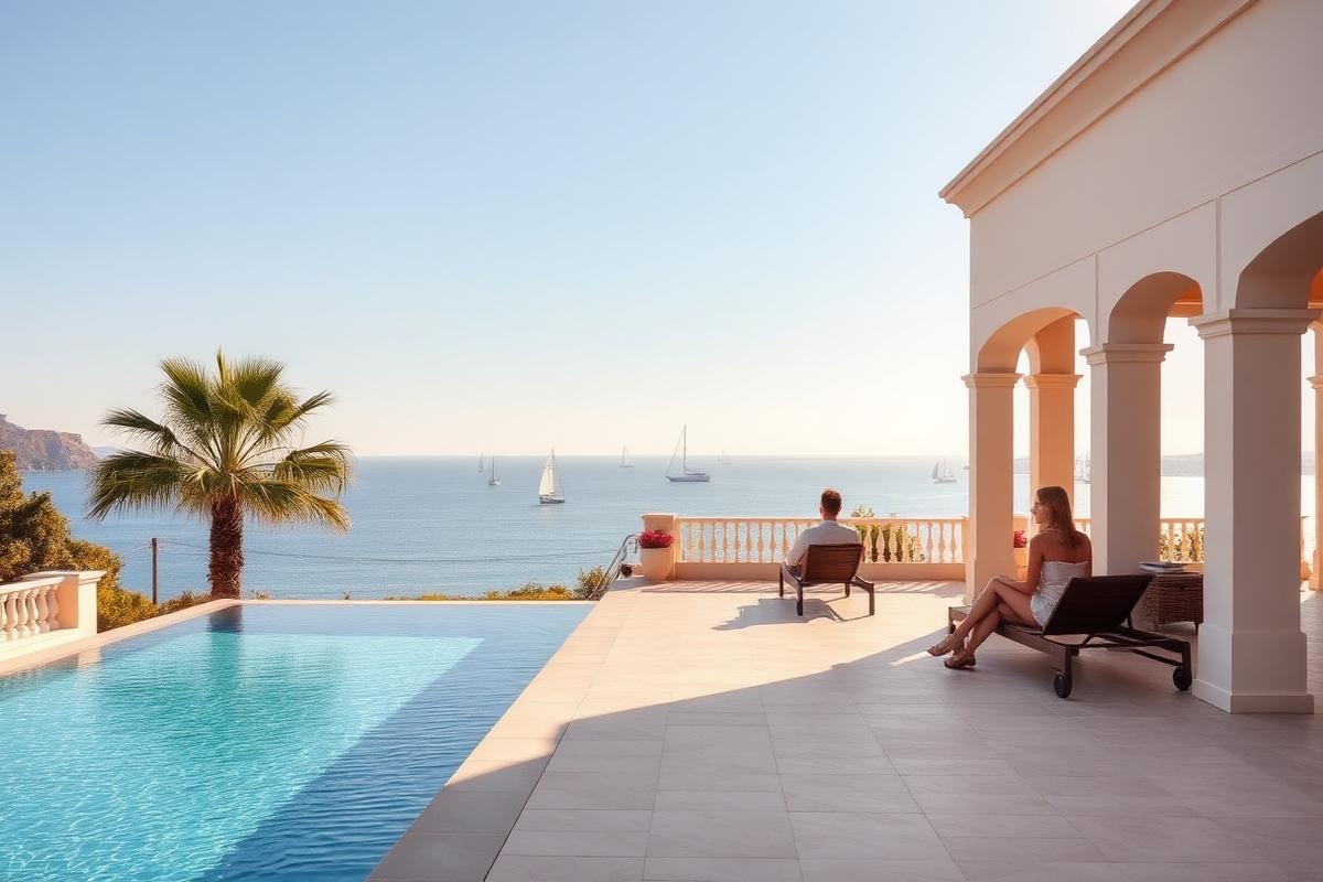 Coastal villa terrace representing the Remote Expatriate lifestyle