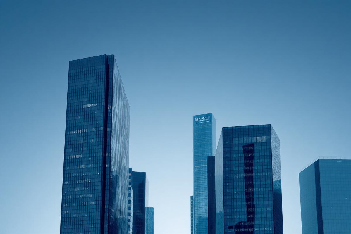 International financial district towers